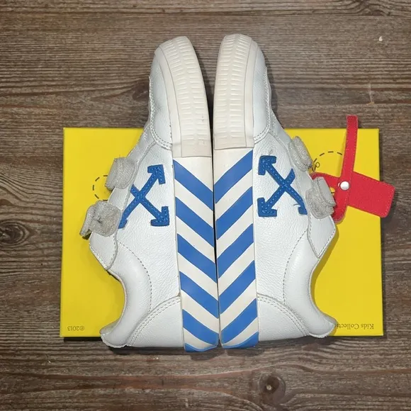 Off white sneakers size 4y