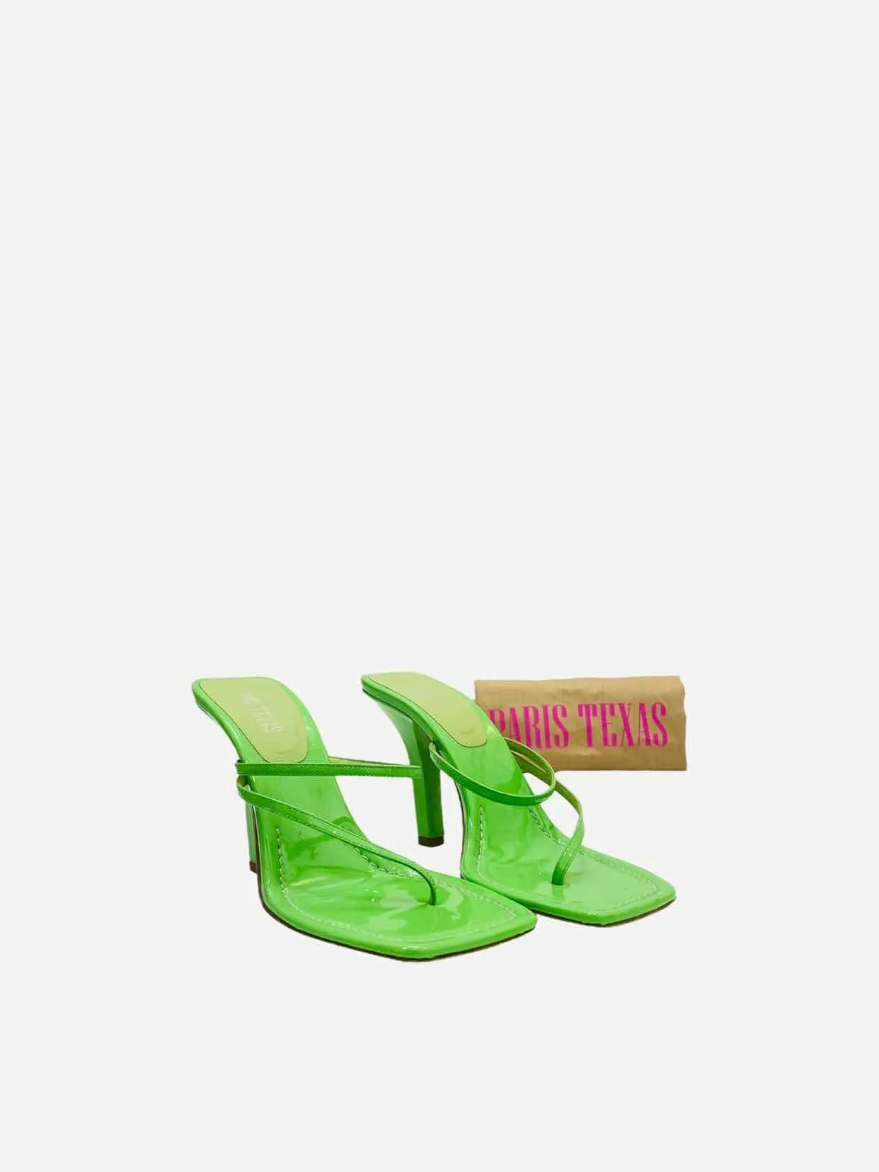 PARIS TEXAS Green Mules 38.5