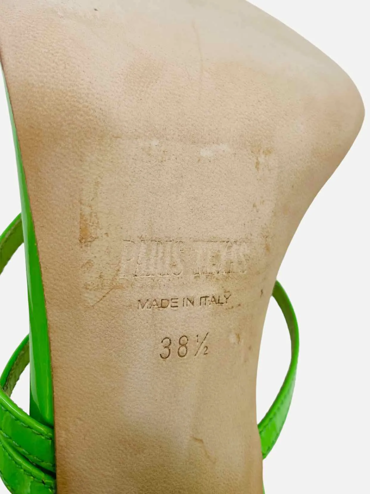 PARIS TEXAS Green Mules 38.5