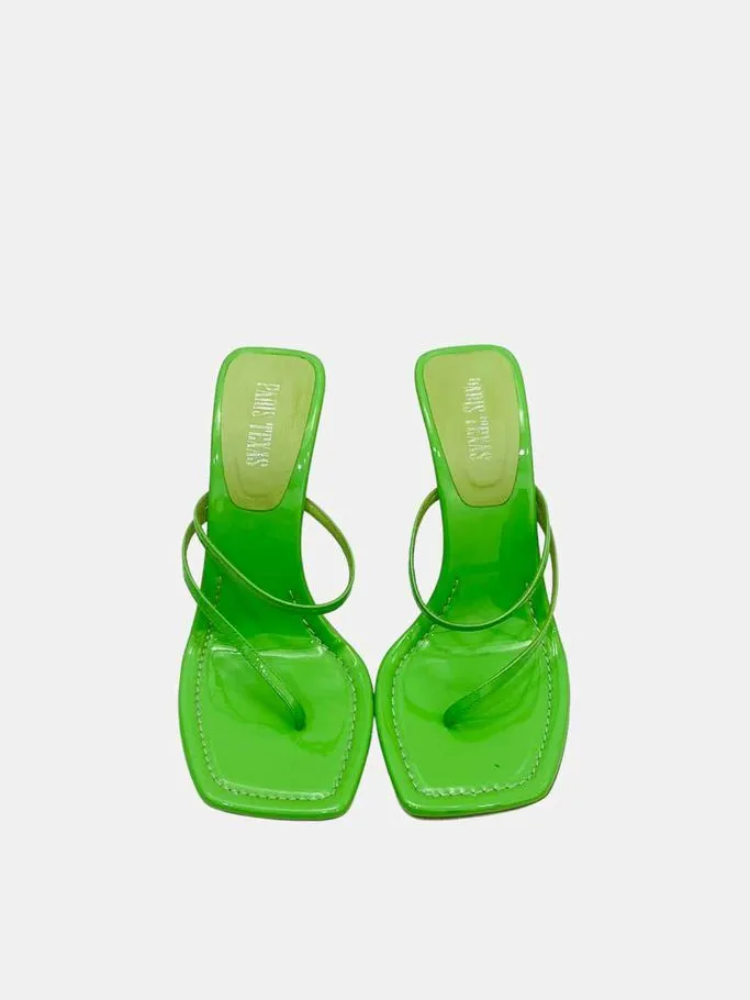 PARIS TEXAS Green Mules 38.5
