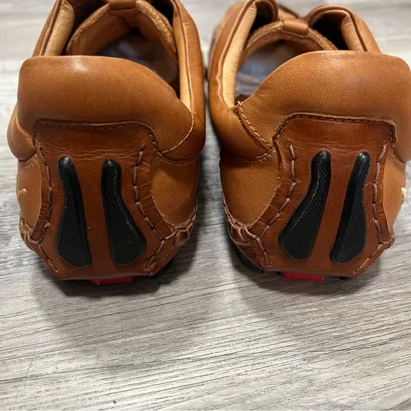 PIKOLINOS Tan Leather Drivers Loafers with Moccasin Design Slip On  Size 10