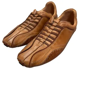PIKOLINOS Tan Leather Drivers Loafers with Moccasin Design Slip On  Size 10