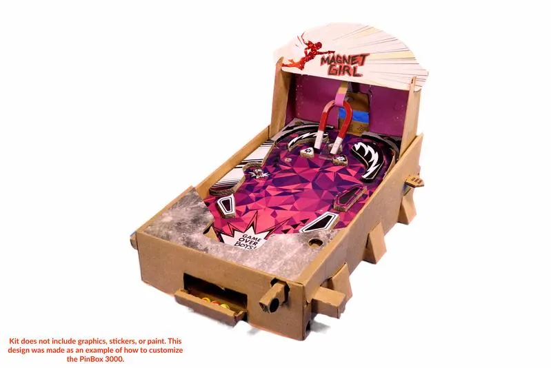 PinBox 3000 Cardboard Pinball Kit
