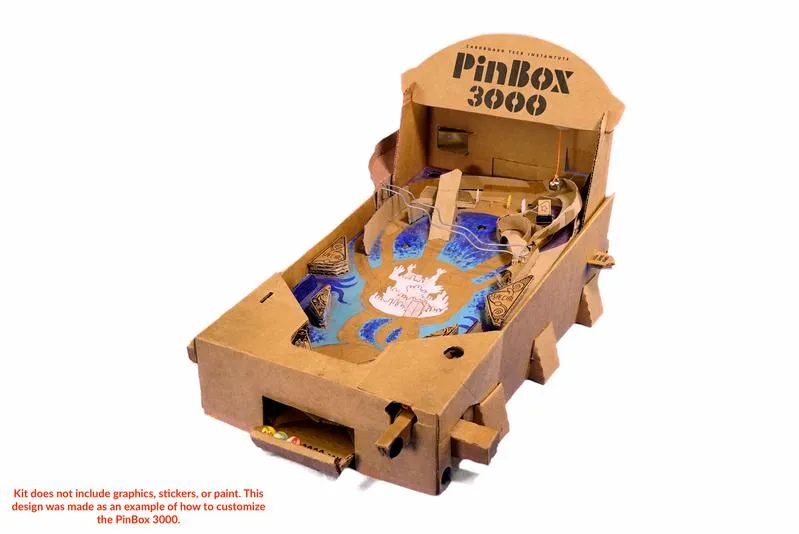 PinBox 3000 Cardboard Pinball Kit