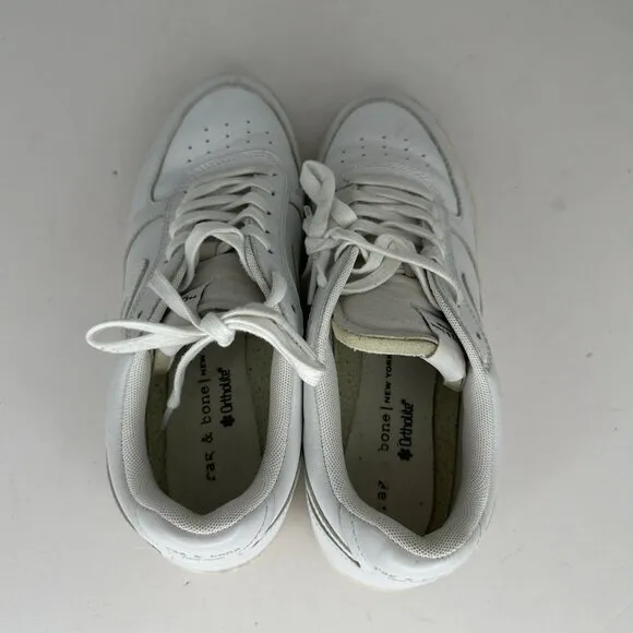 Rag and Bone‎ Retro Court Leather Sneaker Lace Up Sz 7 US Men