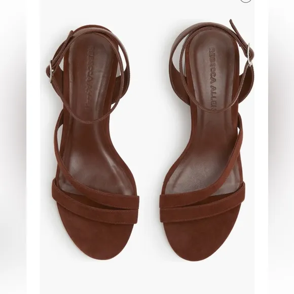 REBECCA ALLEN the block Sandy ankle strap sandals size 36.5