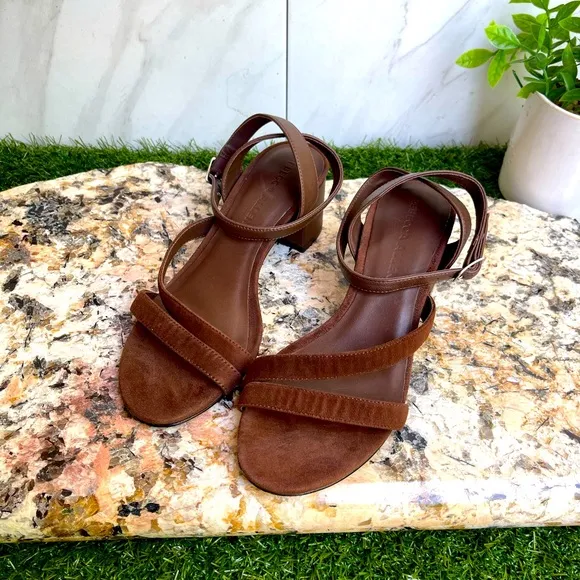 REBECCA ALLEN the block Sandy ankle strap sandals size 36.5