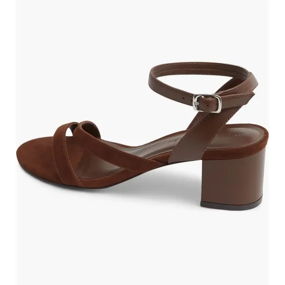 REBECCA ALLEN the block Sandy ankle strap sandals size 36.5
