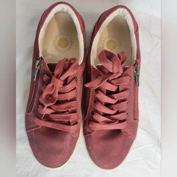 Revitalign Women's Wrigley Suede Casual Sneakers - Size 7 orthotic
