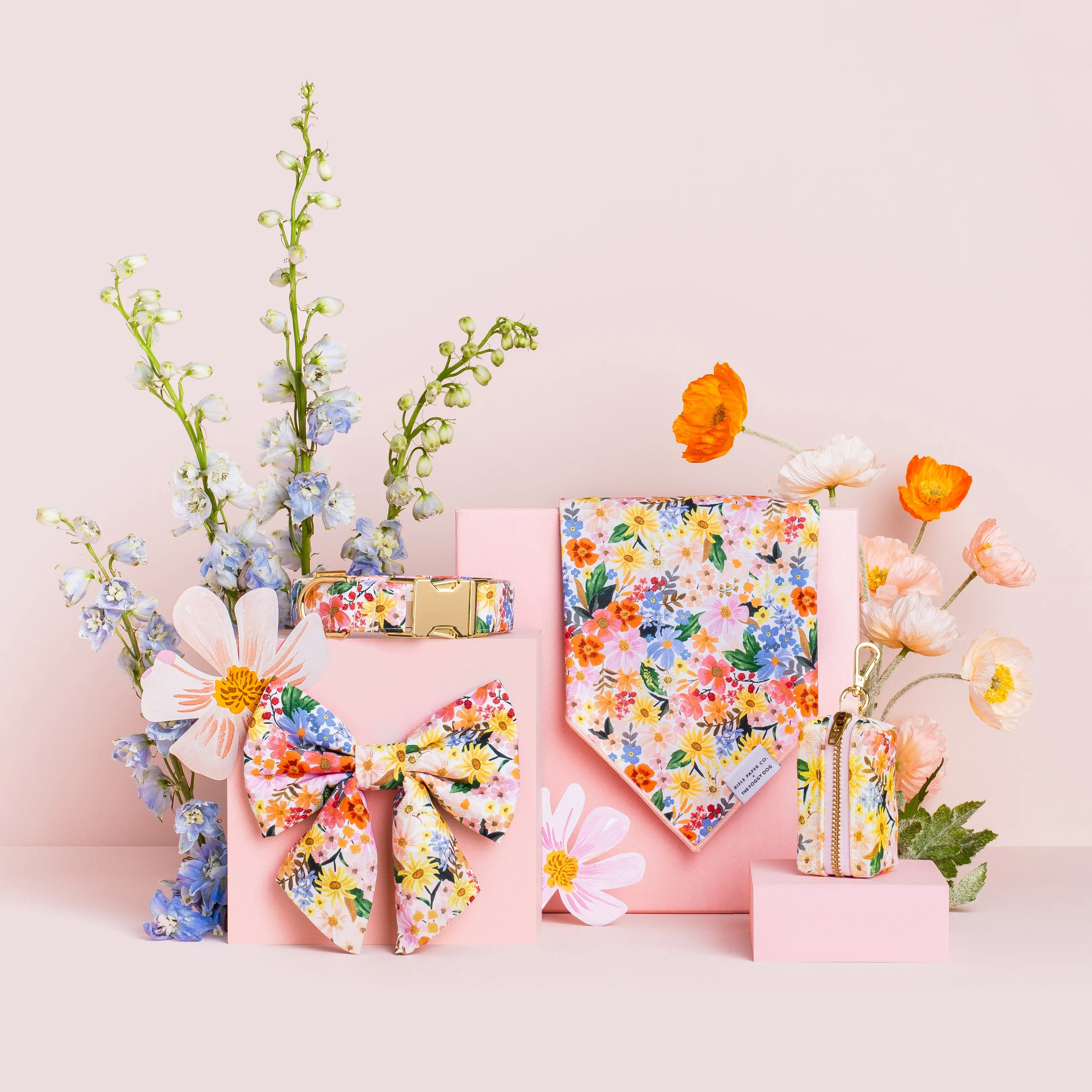 Rifle Paper Co. x TFD Marguerite Lady Dog Bow