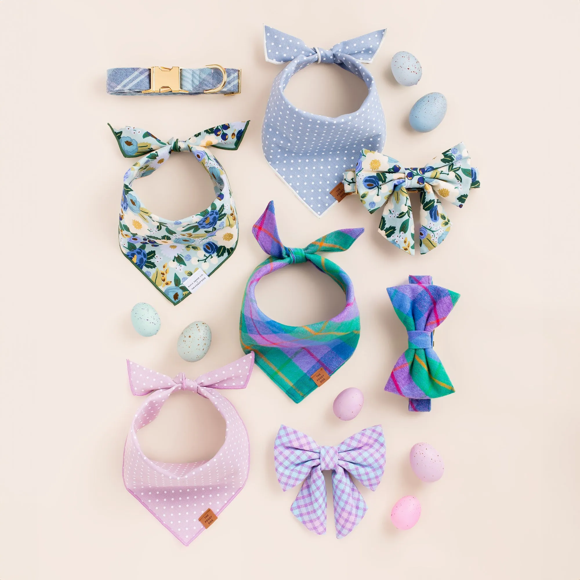Rifle Paper Co. x TFD Vintage Blossom Lady Dog Bow