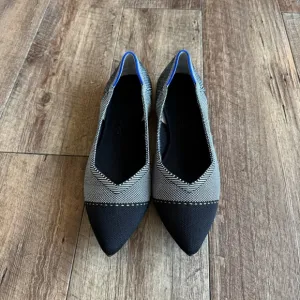 Rothy’s the point cap toe pointed toe ballet flats size 9.5