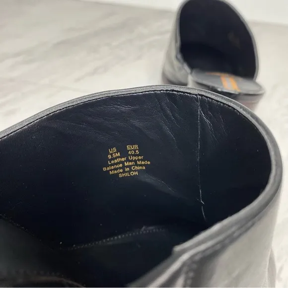 Sam Edelman Shiloh Black Leather Heeled Mule 9 1/2 M
