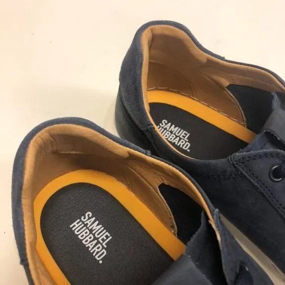 Samuel Hubbard Sunset Sneaker Navy Blue Leather Nubuck Size M 8 / W 10 / EU 41