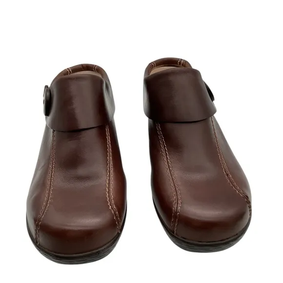 Sanita Women's Brown Leather mules size 41 US10