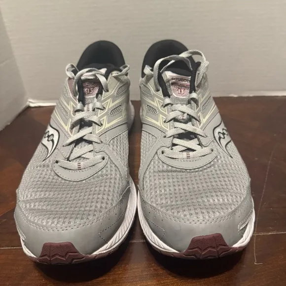 Saucony Cohesion 13 Men’s Gray Mesh Versafoam Running Sneakers 15