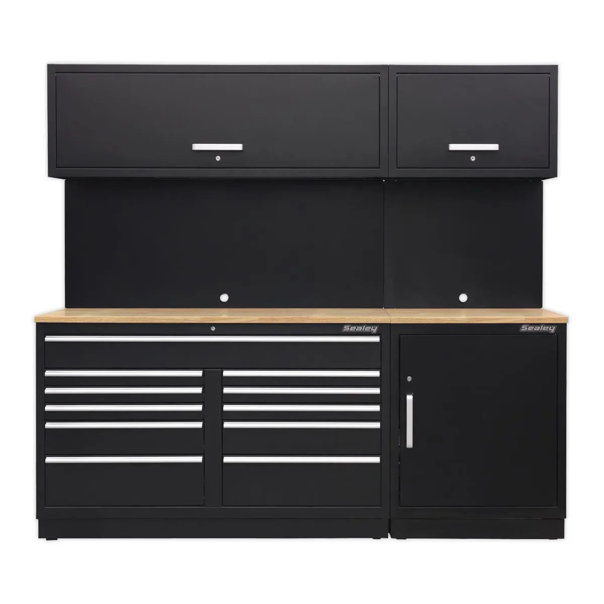 Sealey Premier Premier 2.3m Storage System - Oak Worktop