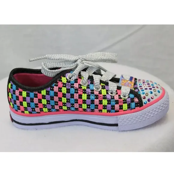 Skechers Twinkle Toes Shuffles Sneakers Light up