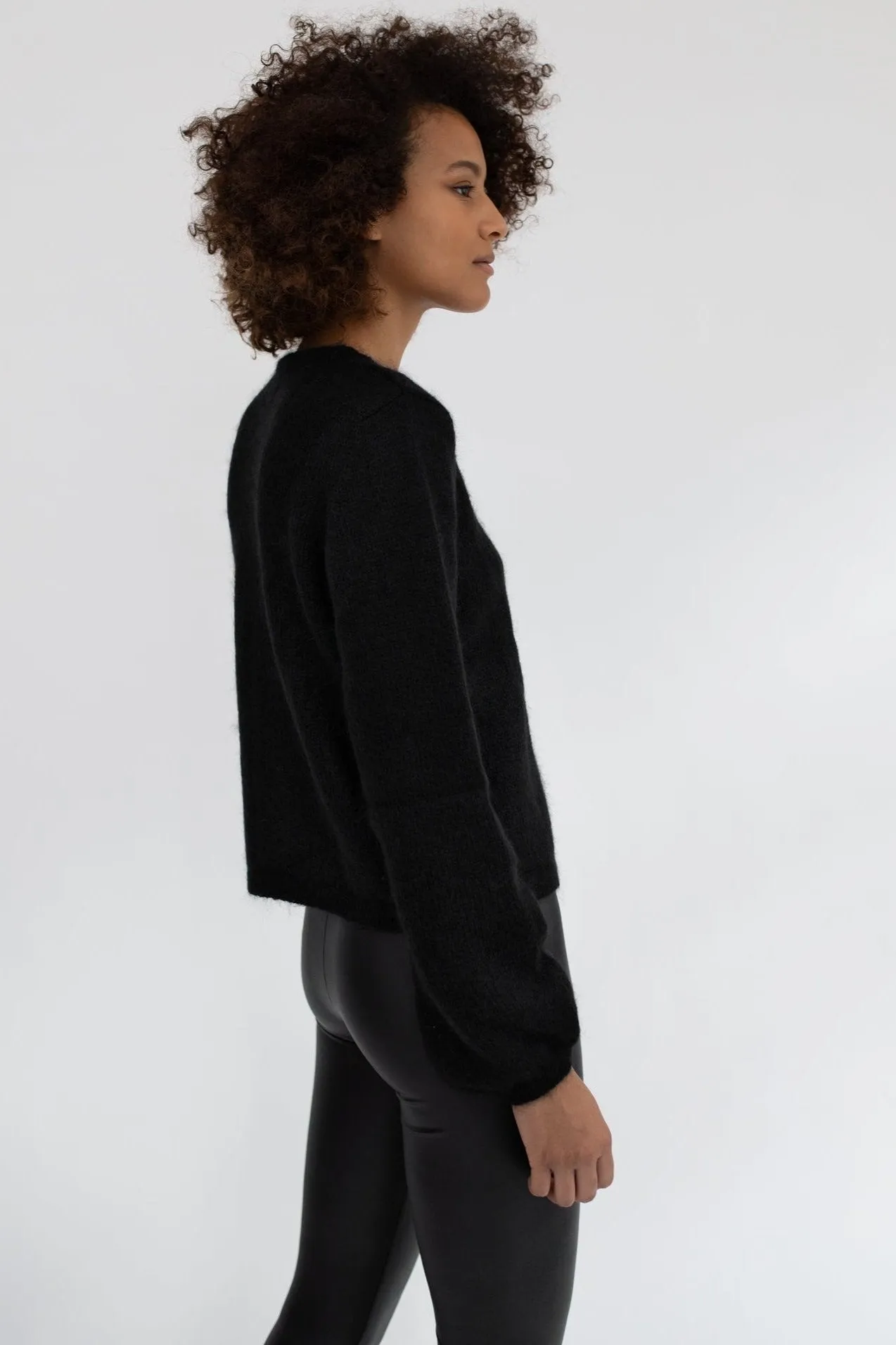 SKIN PANTS, Black