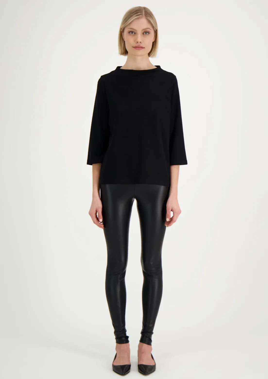SKIN PANTS, Black