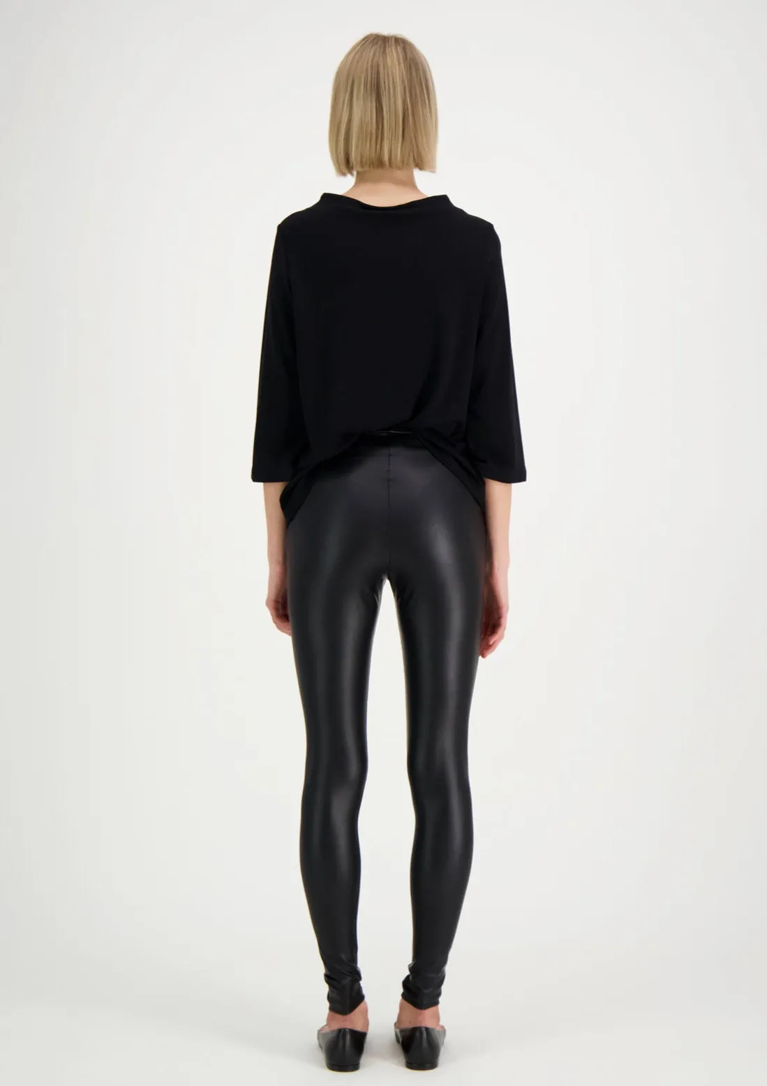 SKIN PANTS, Black