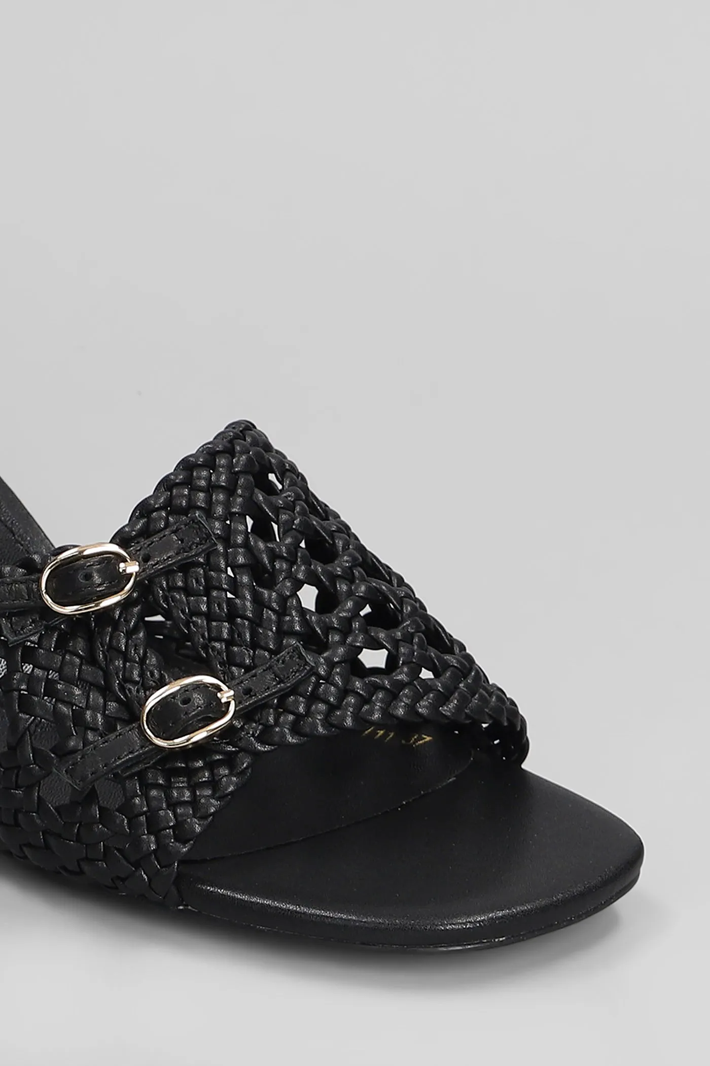 Slipper-Mule in black leather