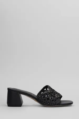 Slipper-Mule in black leather