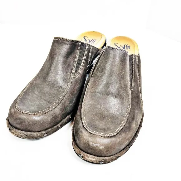 Sofft Brown Mules 7M