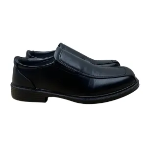 Sonoma Boys Black Faux Leather Slip-On Memory Foam Comfort Loafers Size 5