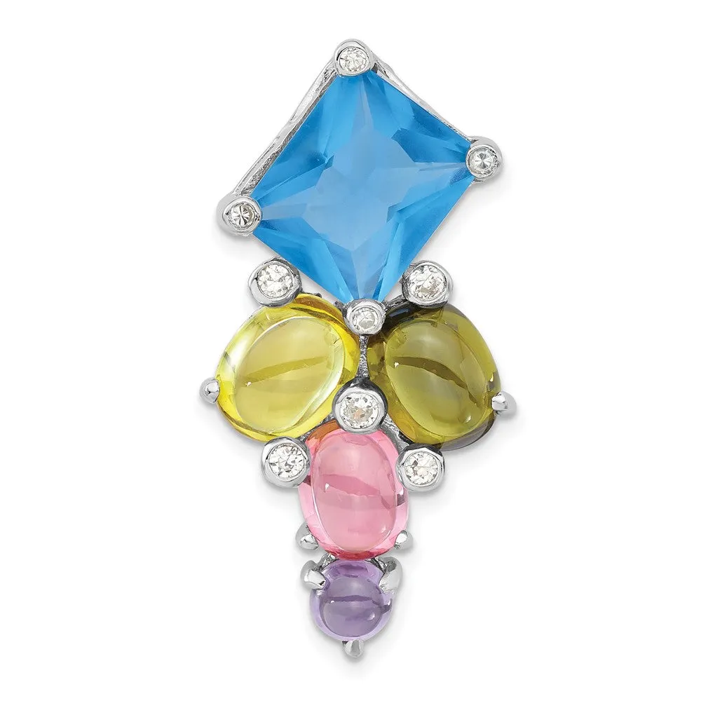 Sterling Silver CZ Pendant