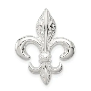 Sterling Silver Fleur De Lis Slide