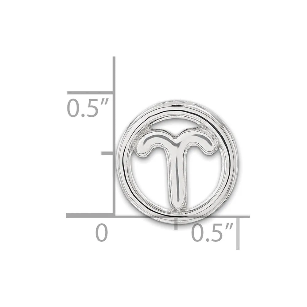 Sterling Silver Stackable Expressions Small Aries Zodiac Pendant