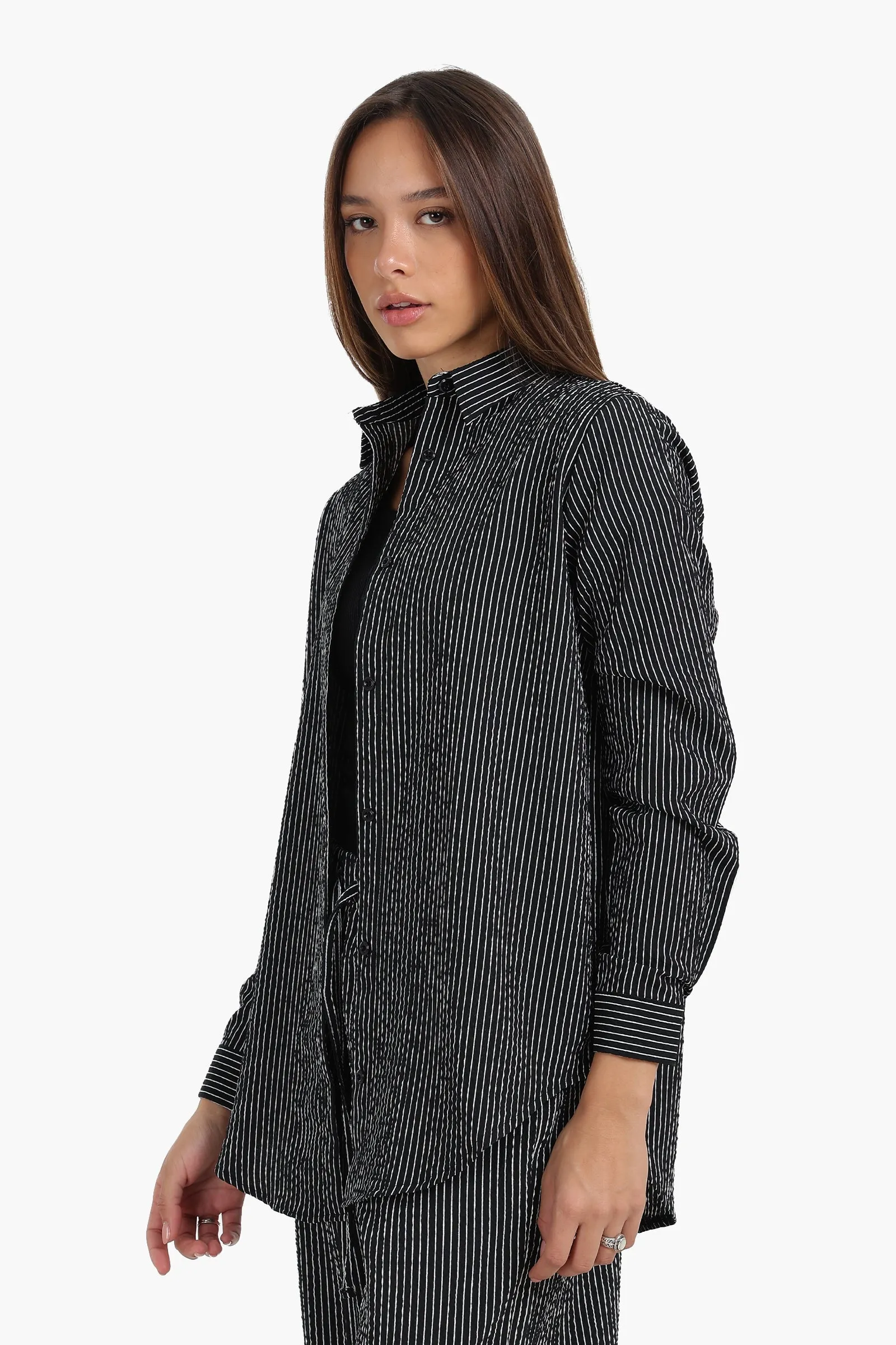 Striped Long-Sleeve Shirt