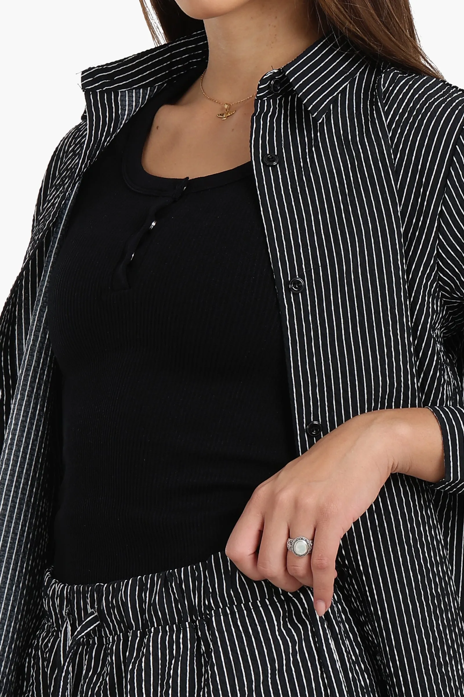 Striped Long-Sleeve Shirt