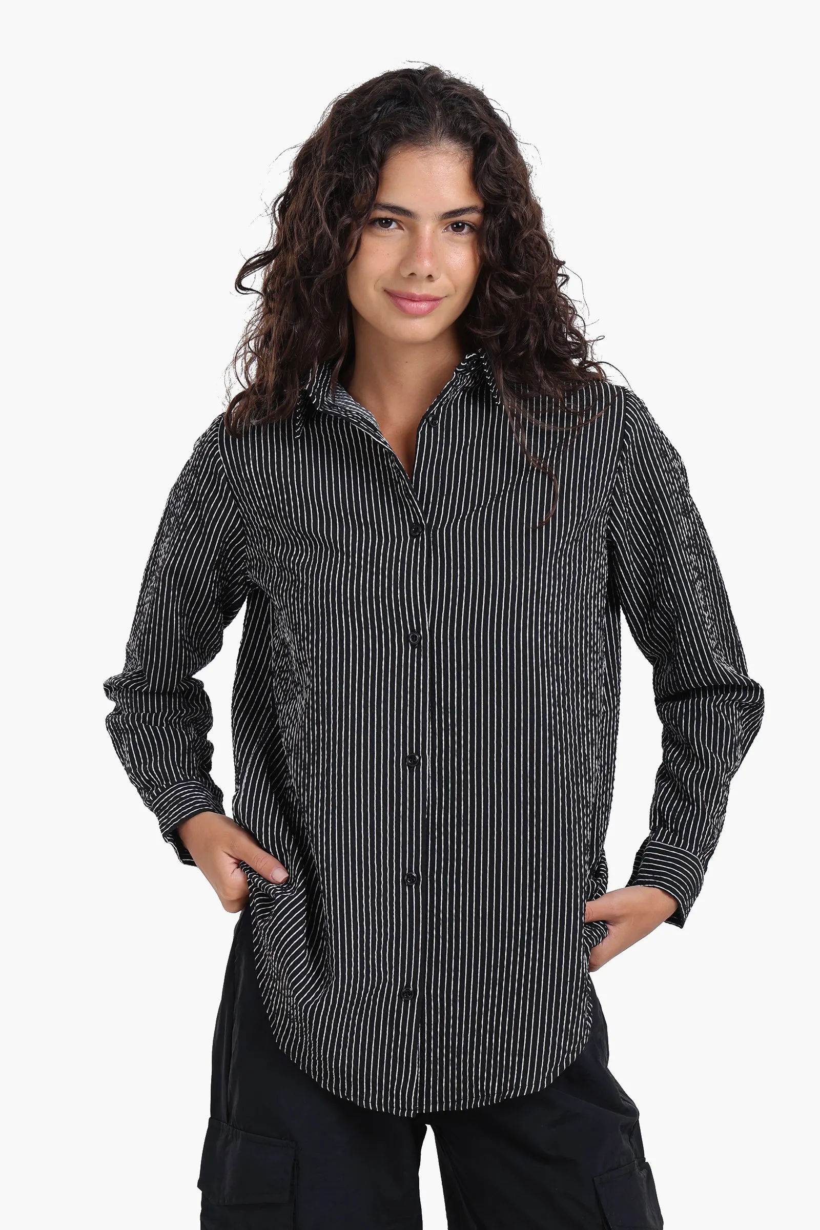 Striped Long-Sleeve Shirt