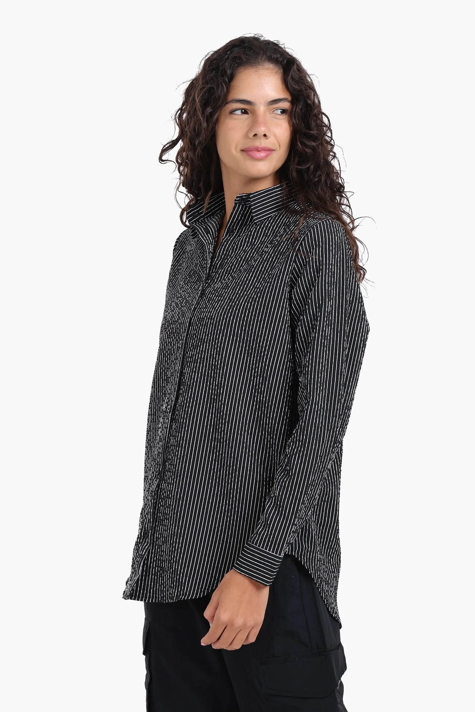 Striped Long-Sleeve Shirt