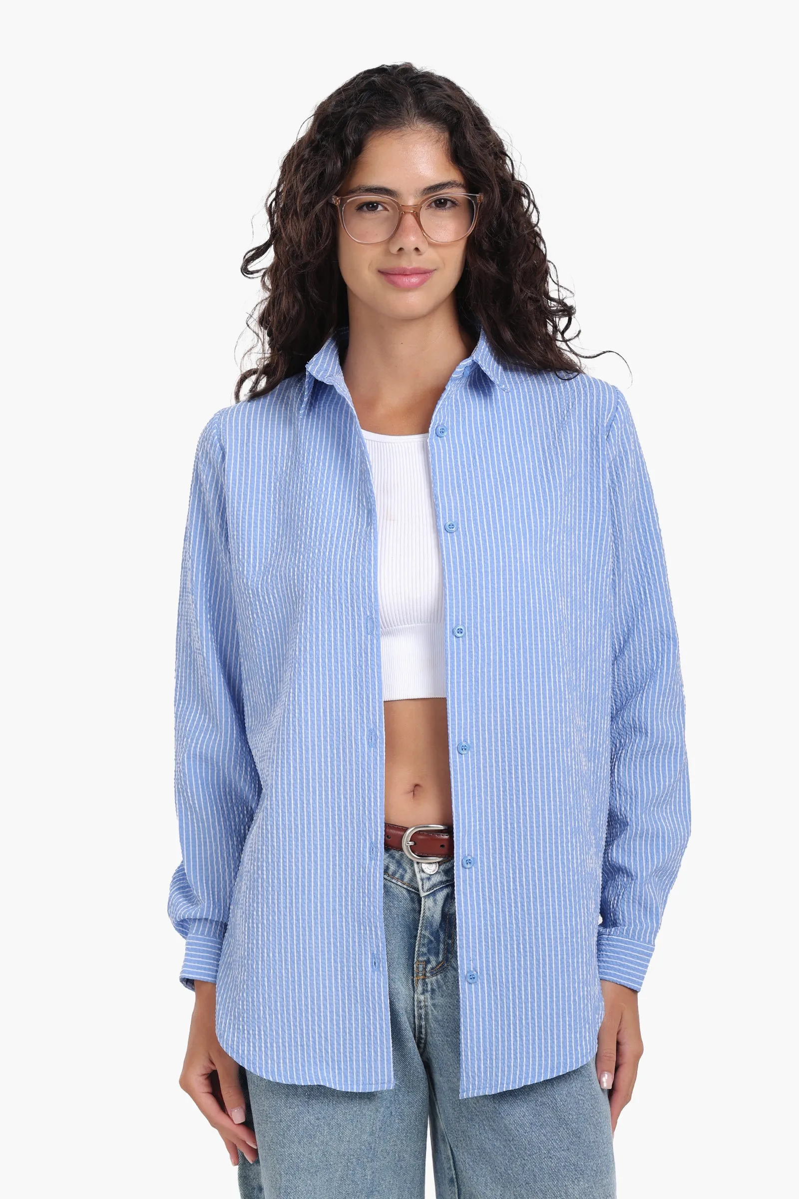 Striped Long-Sleeve Shirt