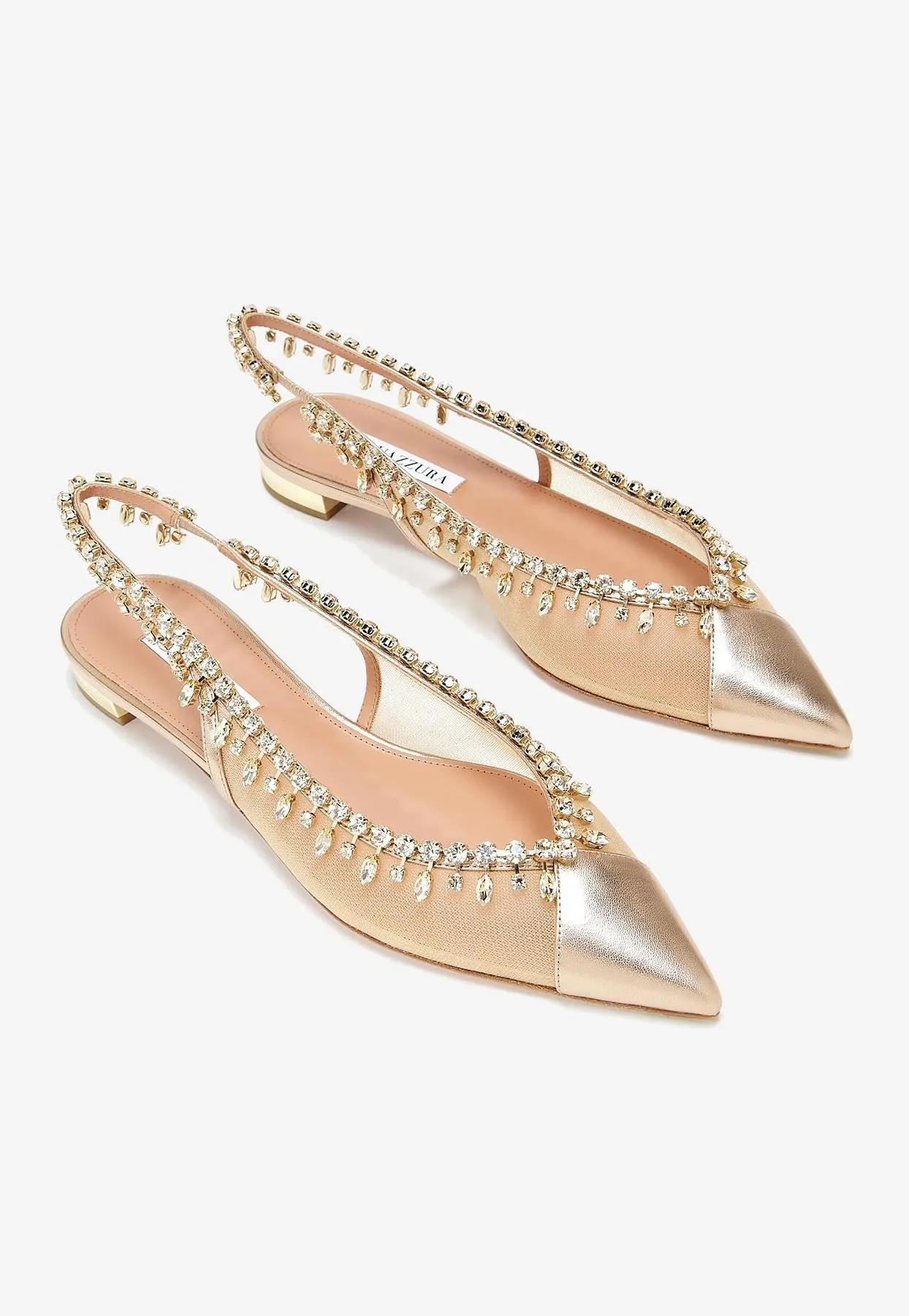 Temptation Crystal-Embellished Flats
