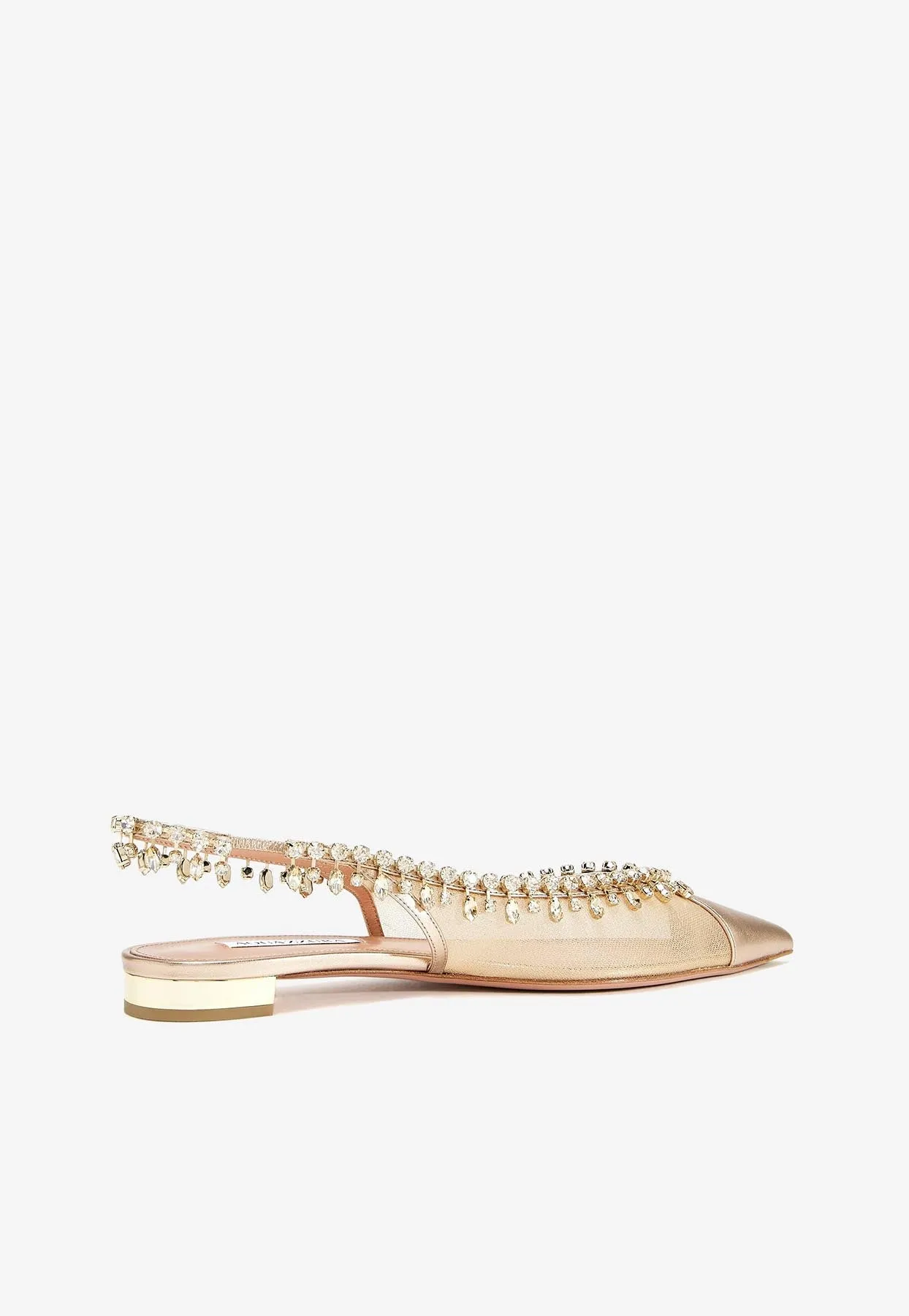 Temptation Crystal-Embellished Flats