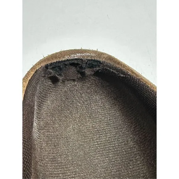 Timberland Trek Travel ACT Slip-On Loafers Mules Brown Leather Sz 11,5 M Slides