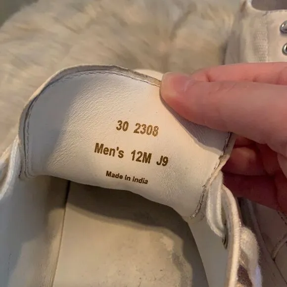 Trask Alder Leather Sneakers - White/camouflage pattern