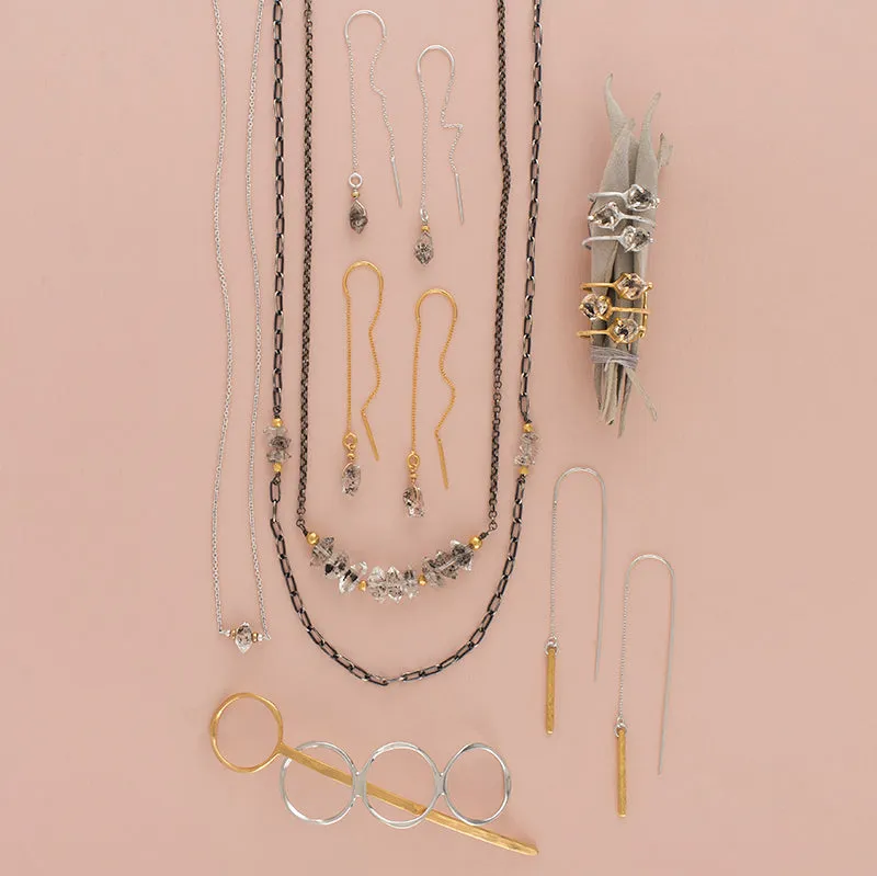 Two-Tone Circles Hair Pin