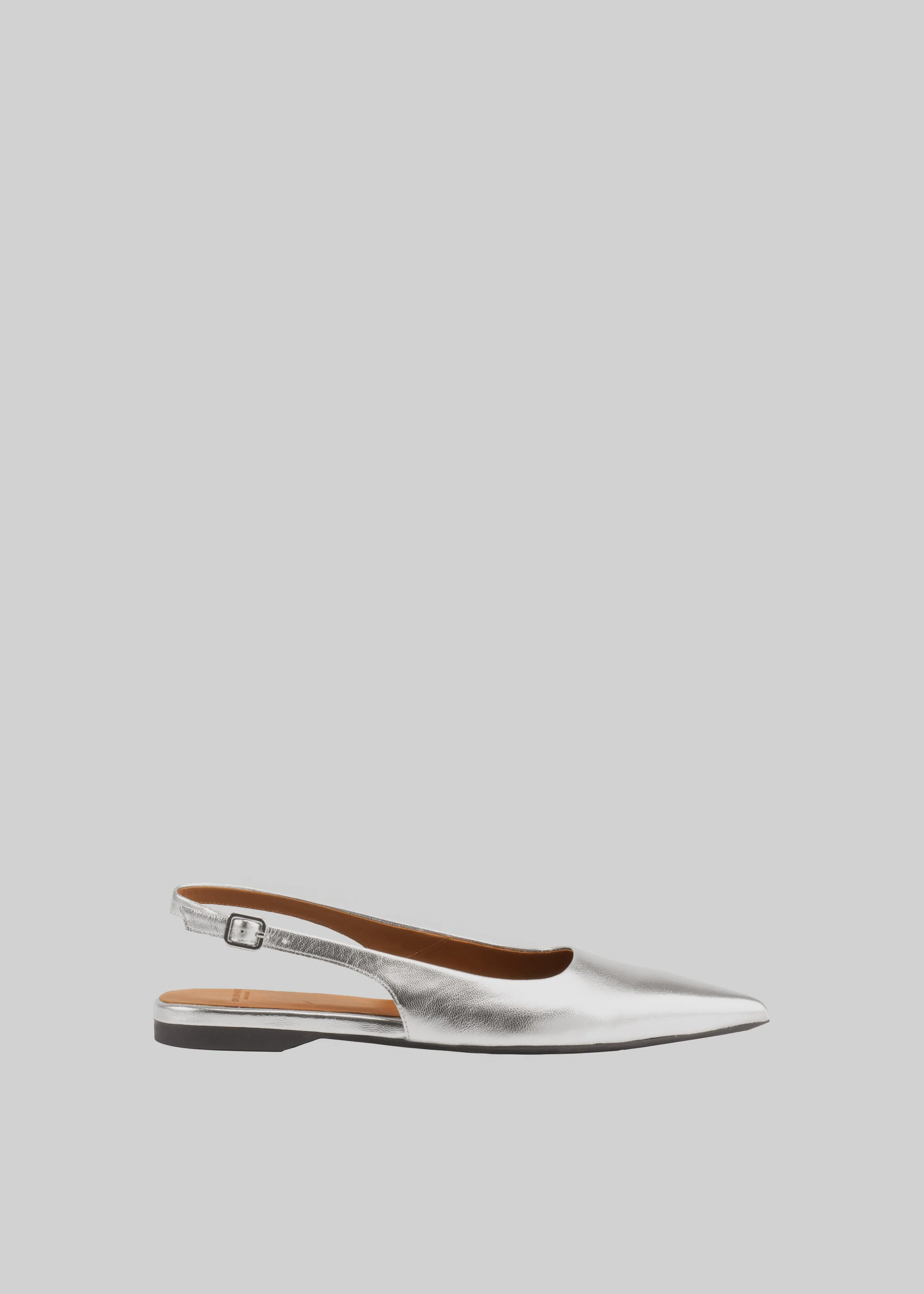 Vagabond Hermine Slingbacks - Silver