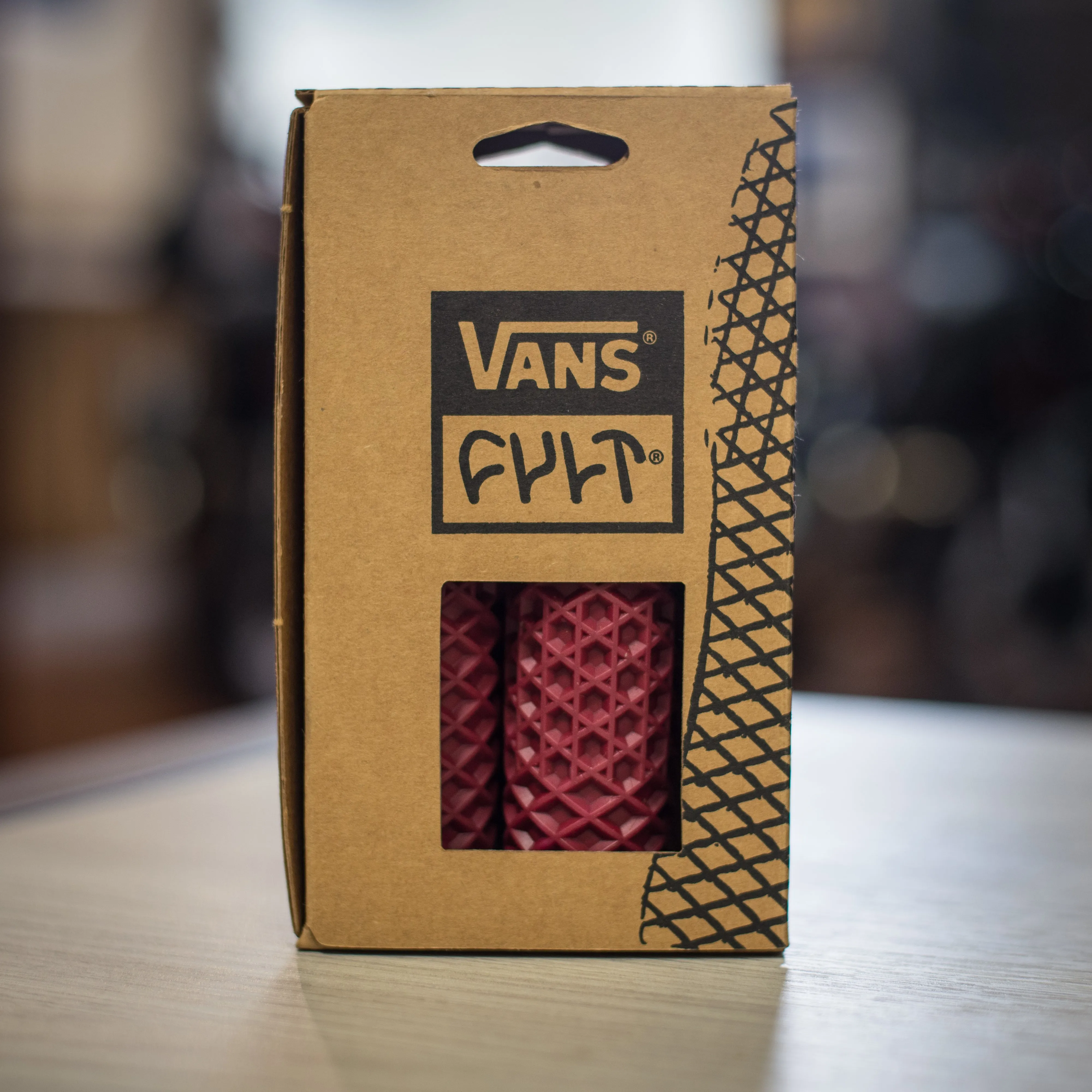 Vans x Cult Motorcycle Grip, Ox Blood