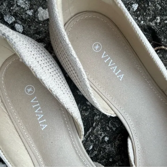 VIVAIA Melia cream pointed flats