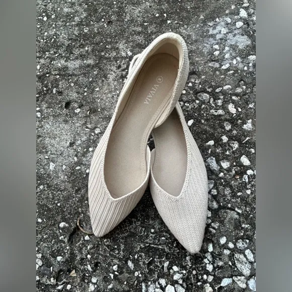VIVAIA Melia cream pointed flats