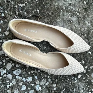 VIVAIA Melia cream pointed flats