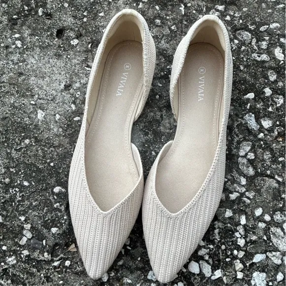 VIVAIA Melia cream pointed flats