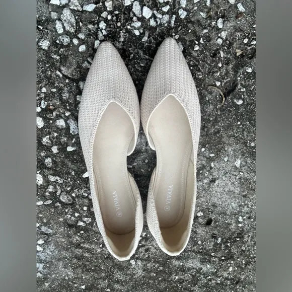 VIVAIA Melia cream pointed flats