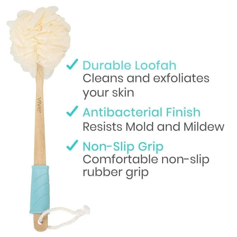 Vive Health Loofah Brush